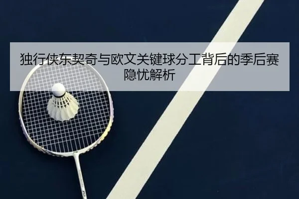 独行侠东契奇与欧文关键球分工背后的季后赛隐忧解析